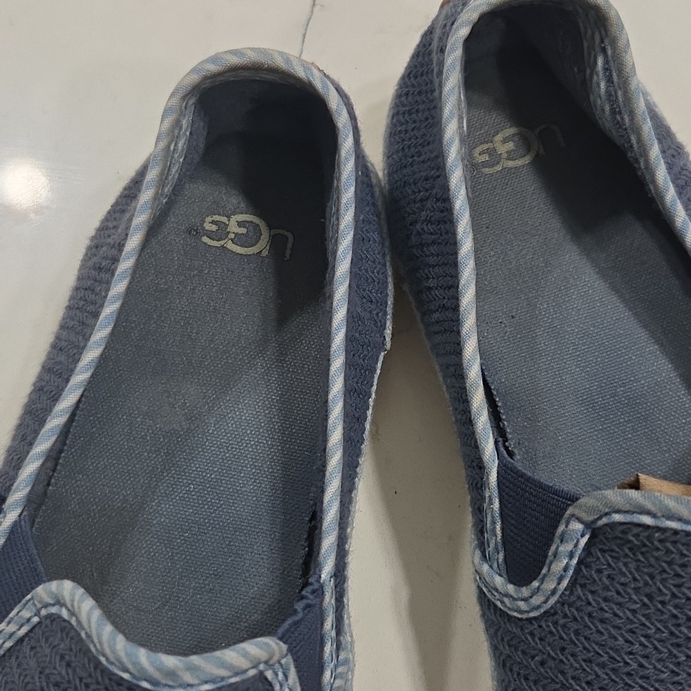UGG Blue Slip-On Loafers Sz 9 Pre-owned - Picture 5 of 8